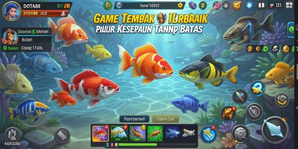 Tampilan gameplay DOTA88 yang seru dalam perburuan ikan.