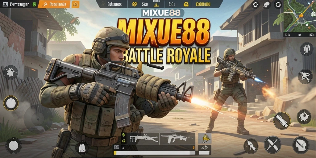 Gameplay seru di MIXUE88 dengan pertempuran intens.