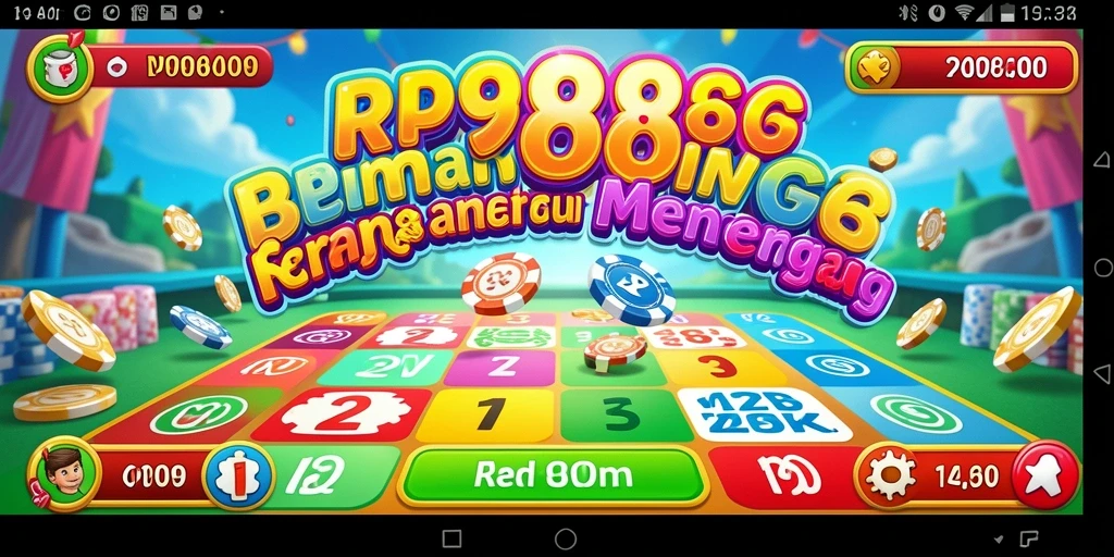 Tampilan gameplay seru Bingo di RP8888 dengan fitur menarik.